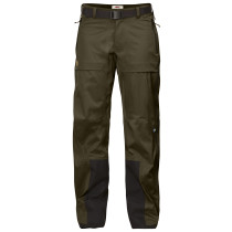 Fjällräven Keb Eco-Shell Trousers W - Dark Olive - L 